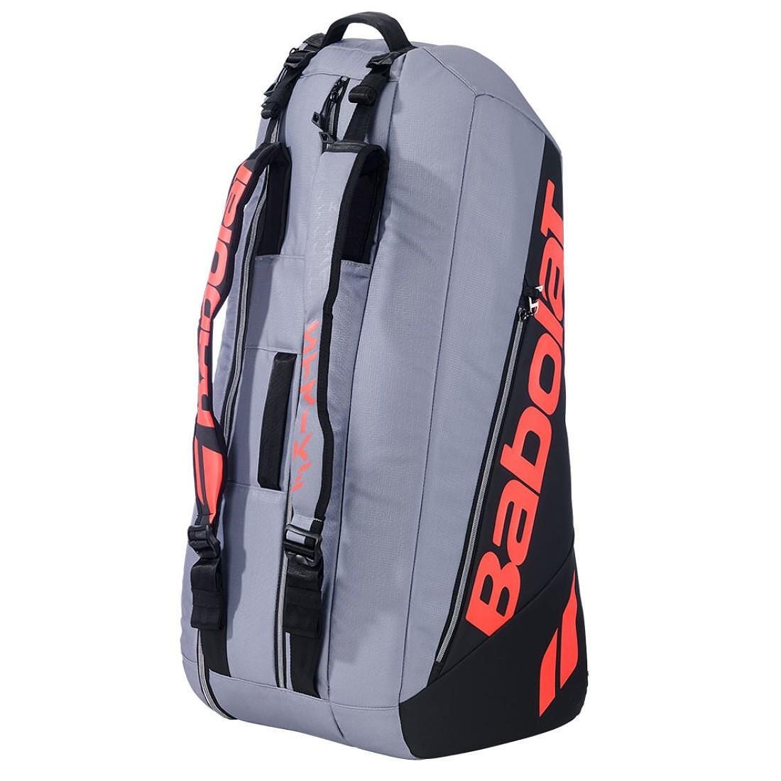 Термобег Babolat PURE STRIKE RH Carbon Grey - 6 ракети, премиум тенис сак с изолация и място за до 6 ракети