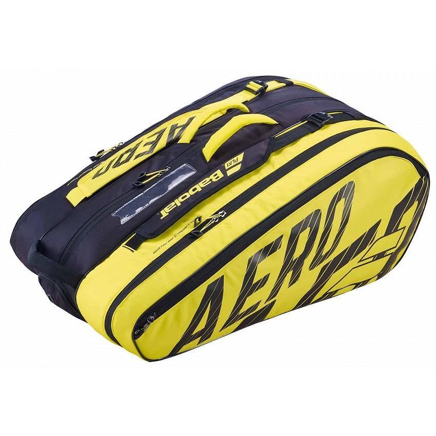Geantă termoizolantă Babolat RACKET HOLDER PURE AERO - 12 rachete pentru rachete de tenis și echipament de tenis, stilată și protectoare