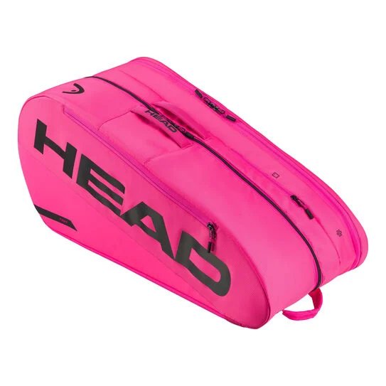 Термобег HEAD Tour L Pink - 9 ракети, розов тенис сак с 2 отделения и CCT+ защита за ракети