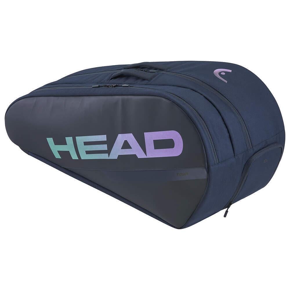 Geantă termică HEAD Tour L NB - 9 rachete, geantă de tenis elegantă, bleumarin, pentru până la 9 rachete, cu protecție modernă