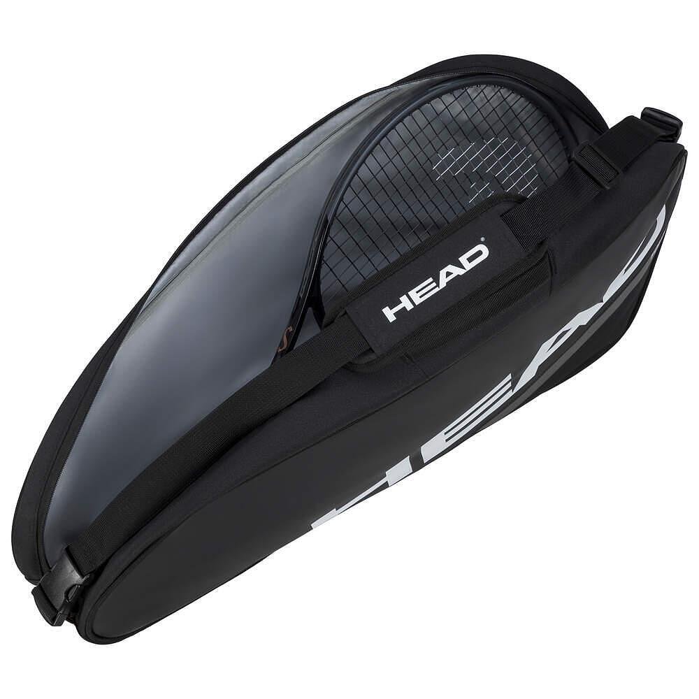 Geantă termică HEAD Tour S BK - 3 rachete, geantă de tenis compactă pentru 3 rachete și echipament de tenis.