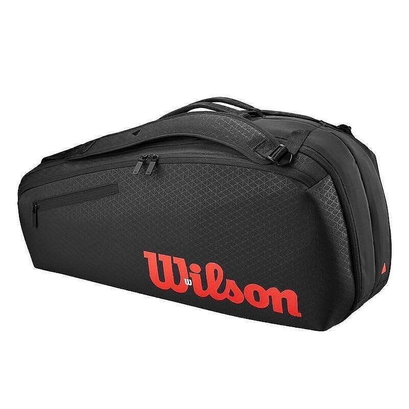 Термобег Wilson Clash V3 - 6 ракети, стилен тенис сак Wilson за до шест ракети, идеален за тенис екипировка и организация.