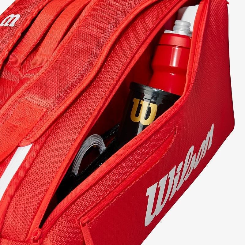 Wilson Super Tour 2025 thermal bag - 9 racquets, thermal compartment and space for tennis gear accessories