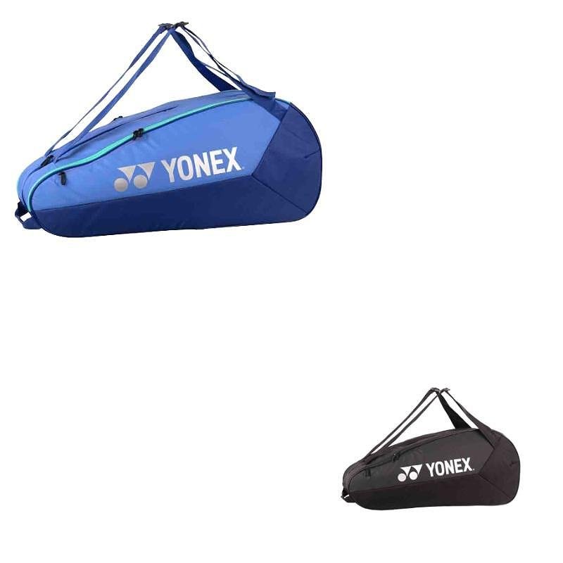 YONEX TEAM Blast Blue thermal bag - 6 rackets, Yonex tennis bag with a racket compartment and a shoe compartment