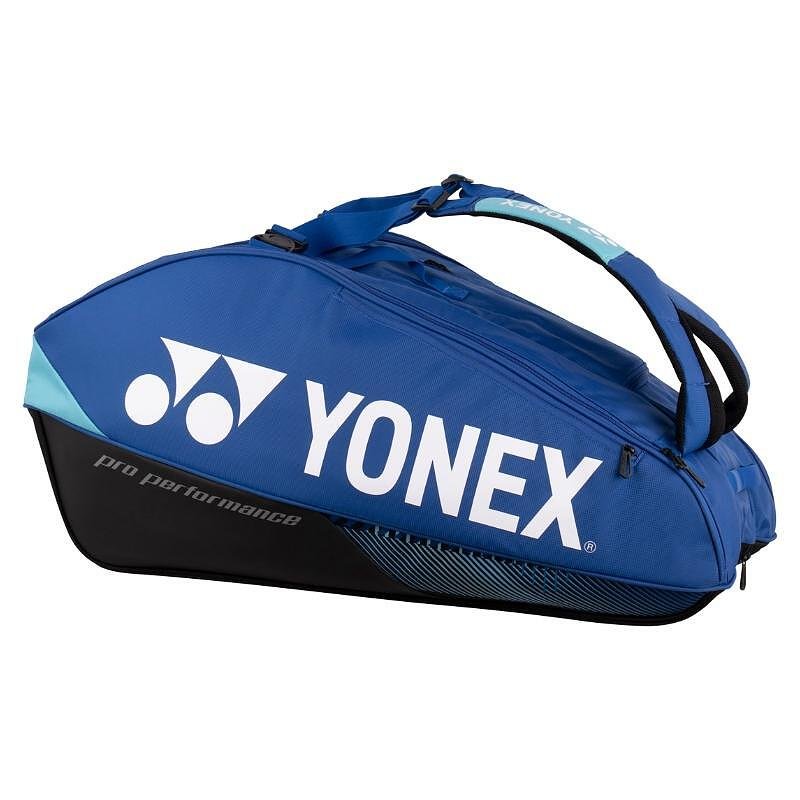 Термобег YONEX PRO BAG Cobalt Blue 9 ракети - син тенис сак за ракети, обувки и екипировка