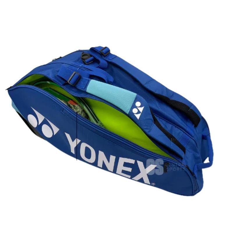 Geantă termoizolantă YONEX PRO BAG Cobalt Blue - 6 rachete, geantă de tenis albastră pentru rachete și echipament