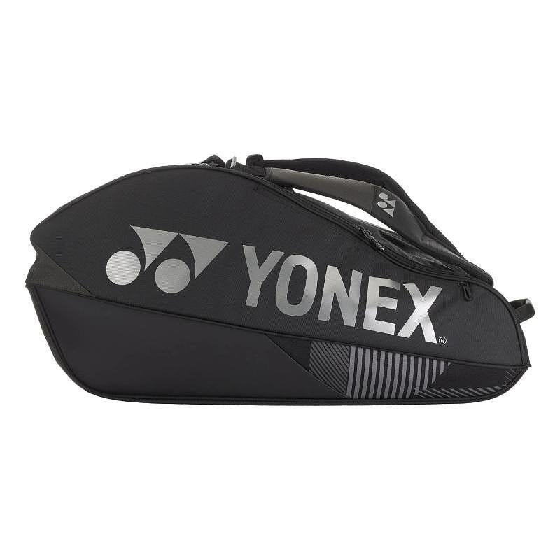 YONEX PRO BAG Thermal Bag Black - 6 racquets, black Yonex tennis bag for racquets, clothes and accessories