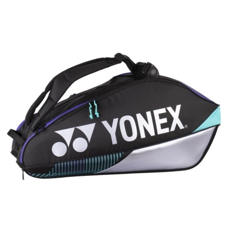 Yonex Pro Bag Black/Silver - 6 Rackets