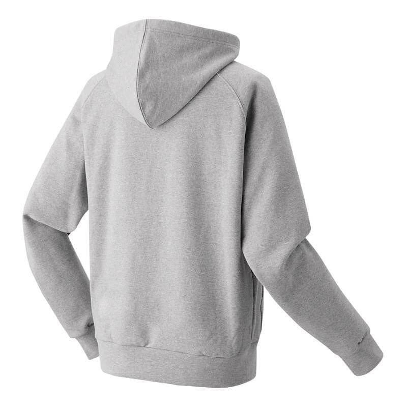 Горнище Yonex SWEAT HOODIE Unisex Gray – унисекс сиво горнище с качулка за комфорт и стил при тренировка