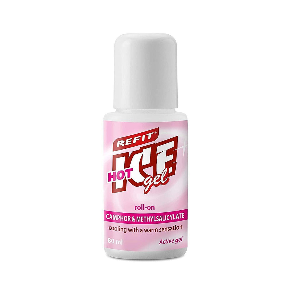 Gel încălzitor Refit Ice Gel Camphor & Methyl Salicylate 80 Ml Roll-On