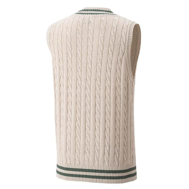 Жилетка Yonex 2025 Unisex Sweater Vest Oatmeal – стилна бежова жилетка за тенис и ежедневие